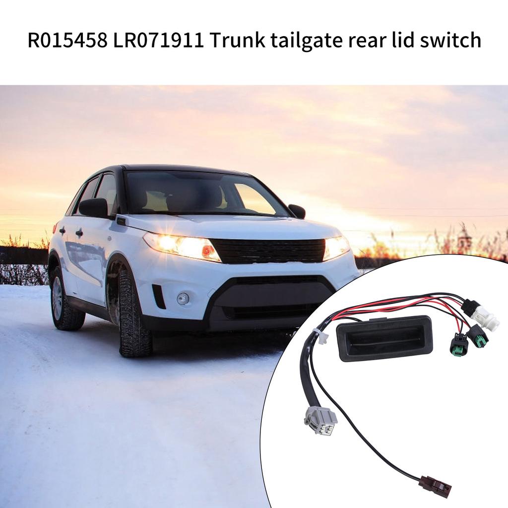 Náhradní tlačítko pro uvolnění zámku zadních dveří/kufru auta Vhodné pro Discovery 4/LR4 2010-2016 Odolné proti povětrnostním vlivům LR015458 LR071911