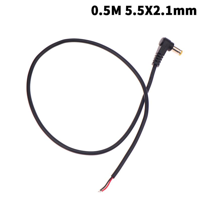 5,5 x 2,1 mm/2,5 mm rechtwinkliges DC-Stromkabel DC-Stecker Stromanschluss Steckeranschluss Verlängerungsleitung