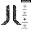 1 Pair Front Bumper Bracket for Honda Civic 2016 2017 2018    71193-TBA-A00 71198-TBA-A00