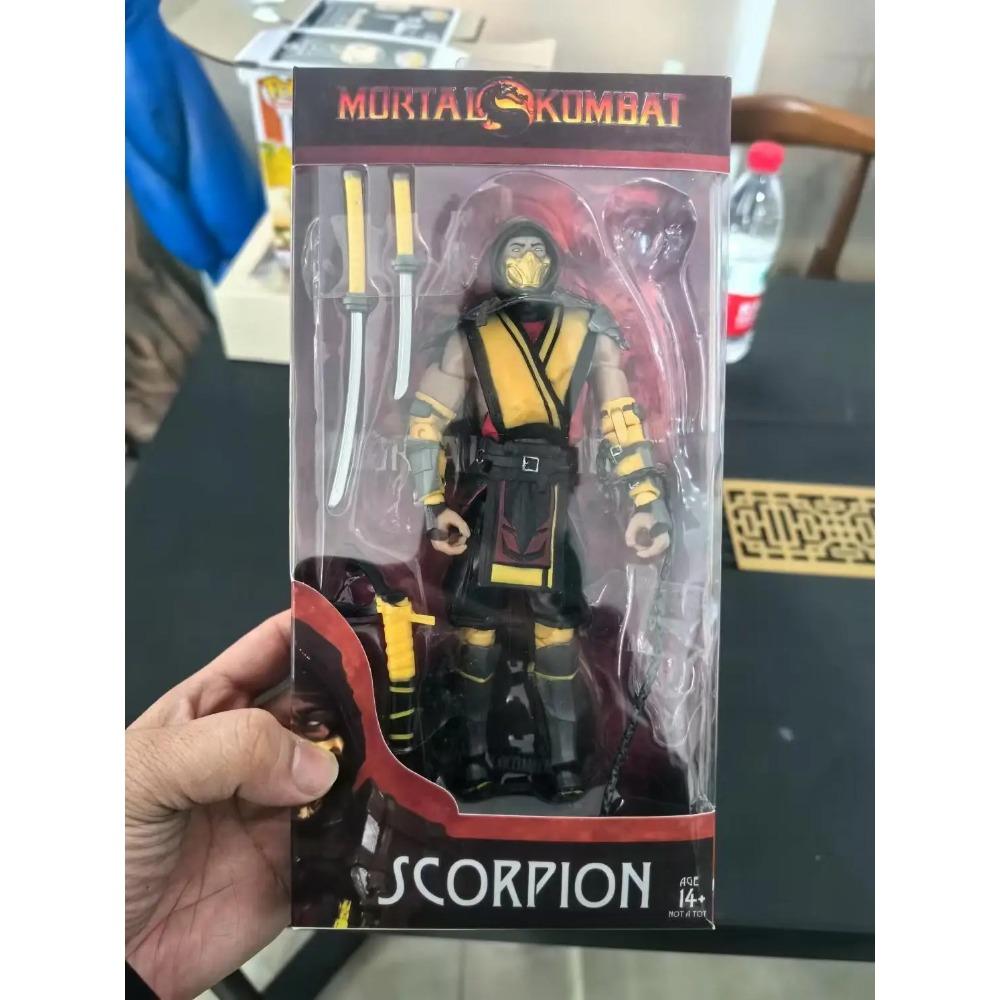 Hohe Qualität Mortal Kombat Spawn Sub Zero Scorpion 7" Gelenkige Actionfigur Spielzeug 17cm
