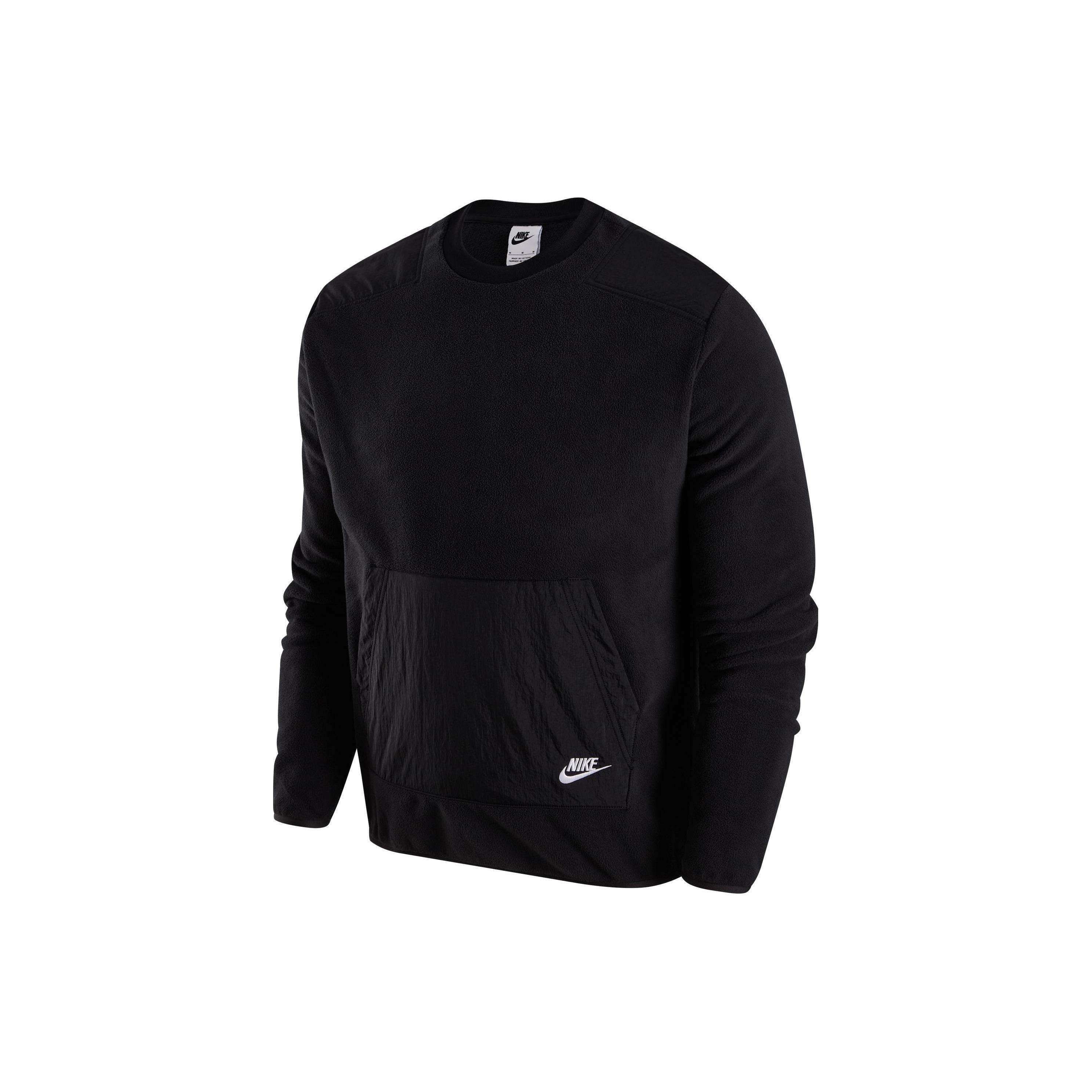 Nike Sportswear Sweatshirt Men s Black Green DD4855-010 XL