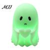 Ghost Gift for Halloween Figurine, 3D Printed Cute Rock Statue, Small Flat Surface Decor Funny Coffee Table Centerpieces Shelf Mantel Ornaments