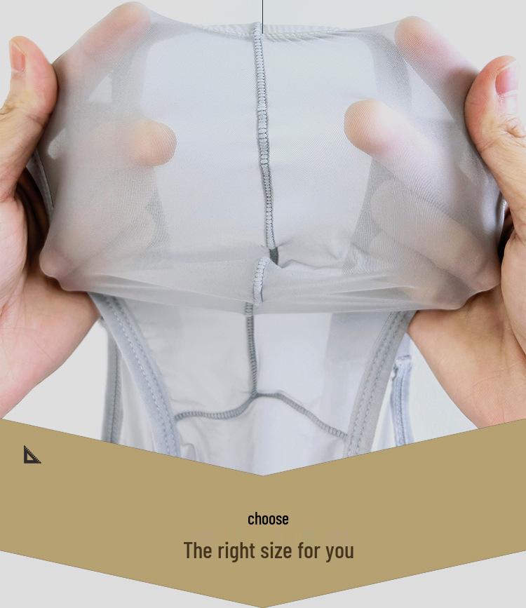 Black Series: Men's Low-Rise Ice Silk Cool Breathable Underwear - AD 786