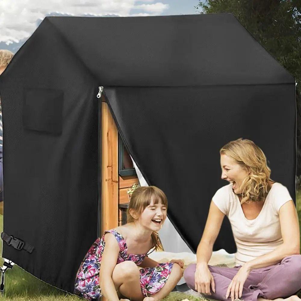 Sturdy Playhouse Cover 210D Oxford Game House Protective Cover  All-Weather