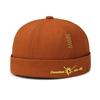 Melon hat children's niche street dance hat personality beanless round hat sailor man