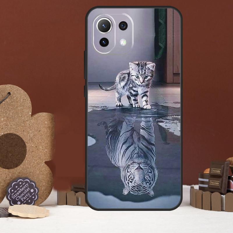 Animal Tiger Art Case For Xiaomi 14 15 Ultra 15T 14T 13T 17 Pro Max POCO X7 Pro X5 X6 F5 F6 F7 F8 Ultra Cover