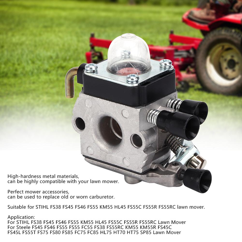 Garden Tool Carburetor Replacement Kit for STIHL FS38 FS45 FS46 FS55 KM55 HL45 FS55C FS55R FS55RC
