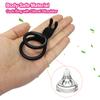 Penis Ring Ejaculation Delay Penis Ring Erection Ring 2 In 1 Men's Silicone Penis Ring Clit Stimulator for Men Couples