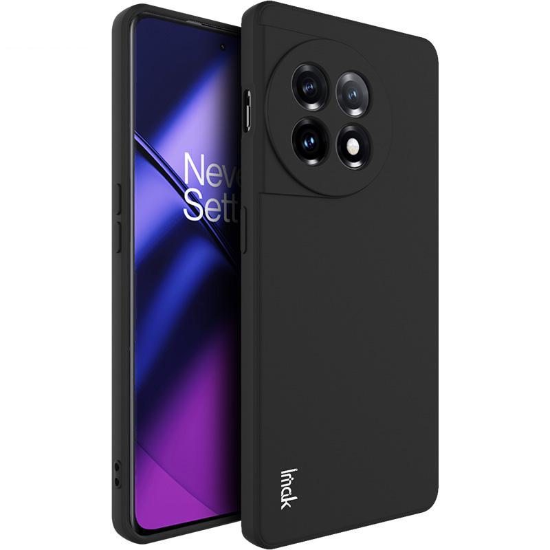

IMAK UC-4 Series For OnePlus Ace 2 5G/11R 5G Phone Case Straight Edge Anti-Drop Cell Phone TPU Cover Black