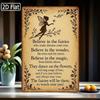 Vintage Metal Poster Wall Art Decor Inspirational Quote Sign for Room