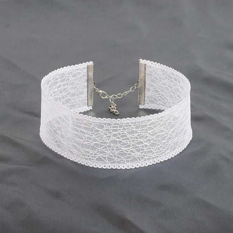 Gleiches Spitzen-Nackenband-Halsband, Accessoires, sexuelles Stickerei-Choker-Spitzenhalsband