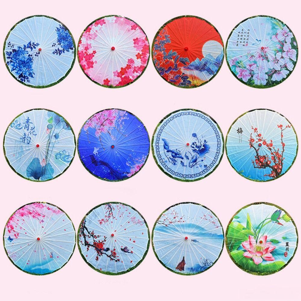 Chinese Antique Style Prop Dance Umbrella Classical Japan Style Umbrella  Dance Performance