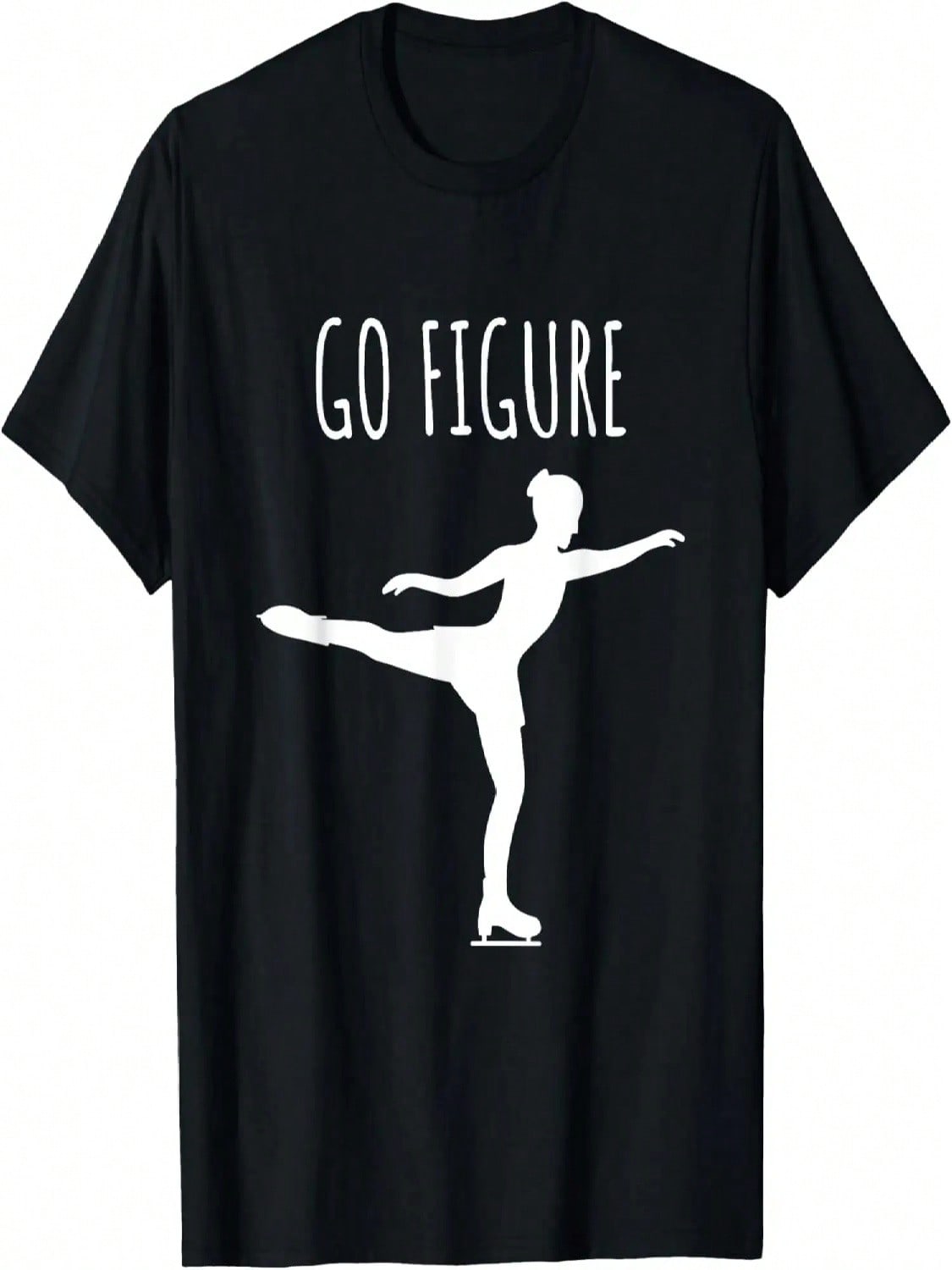 Ice, Figure Skating Gift Wounisex Girls Skater Funny Go Figure T-Shirt S разноцветный