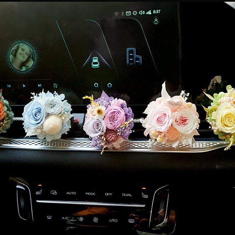 Car Aromatherapy Water Ornament,Air Vent Decoration Accessory with Perfume Diffuser,Creative Interior Decoration Vehicle