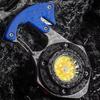 Flashlight Bag Charm Portable Multifunctional Mini Keychain Light USB Rechargeable Work Light Strong Camping Outdoor Lamps