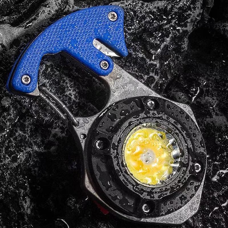 Flashlight Bag Charm Portable Multifunctional Mini Keychain Light USB Rechargeable Work Light Strong Camping Outdoor Lamps