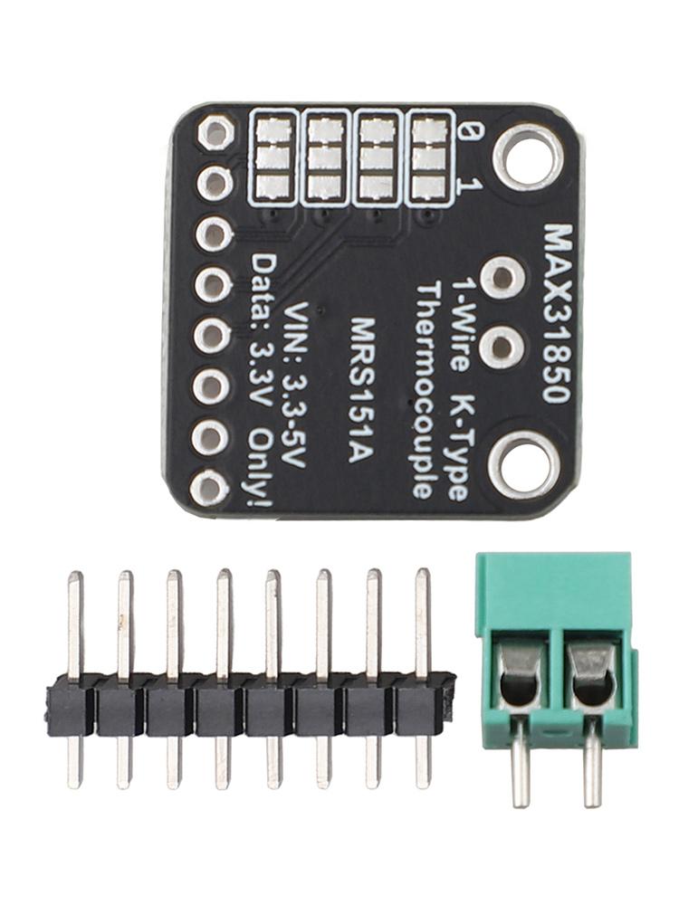 1 Wire Compatible MAX31850K Thermocouple Module Assembly for Microcontroller Applications on For Breakout Board