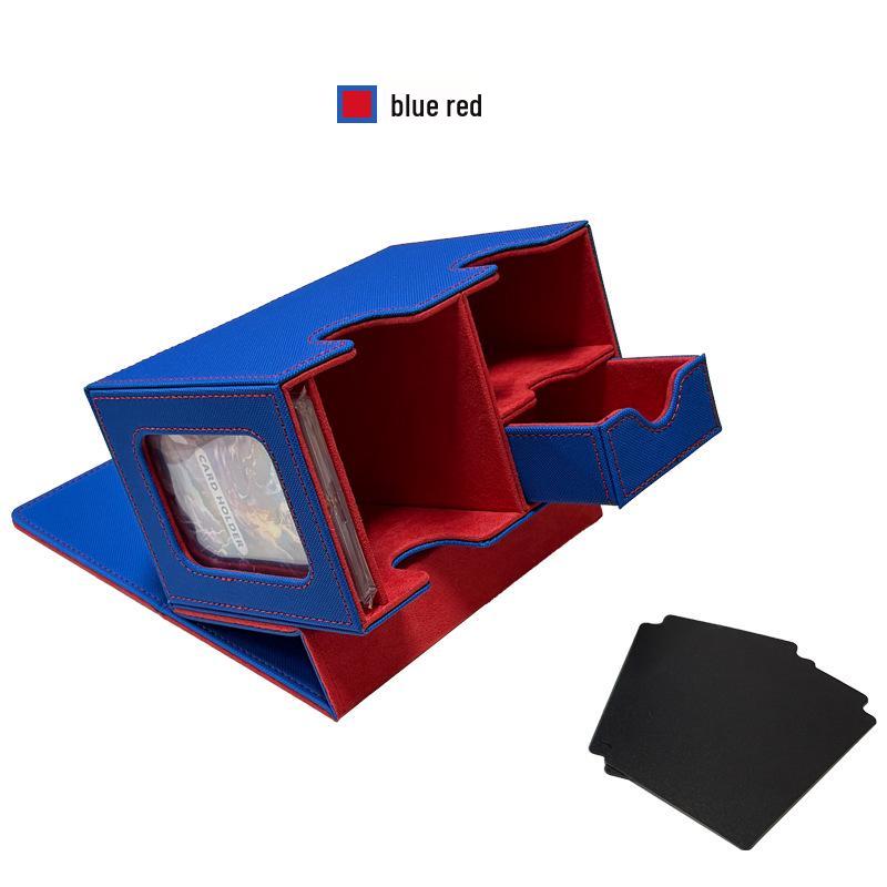 Doppelfach-Spielkarten-Aufbewahrungsbox für 160+ doppelt gehüllte Karten - Passend für Werwolf-, Pokemon TCG-, Ultraman-Decks