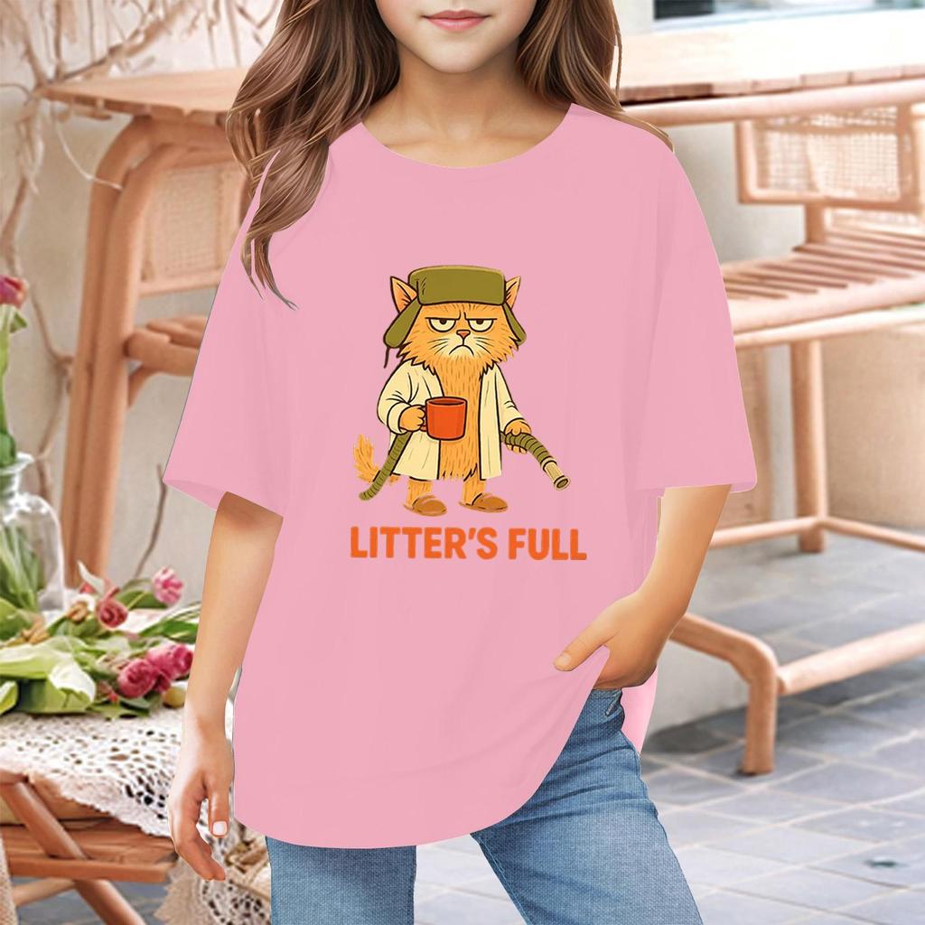 Batolecí dívčí a chlapecká trička, dětský top, chlapecké a dívčí tričko s potiskem a krátkým rukávem, 1-12 let