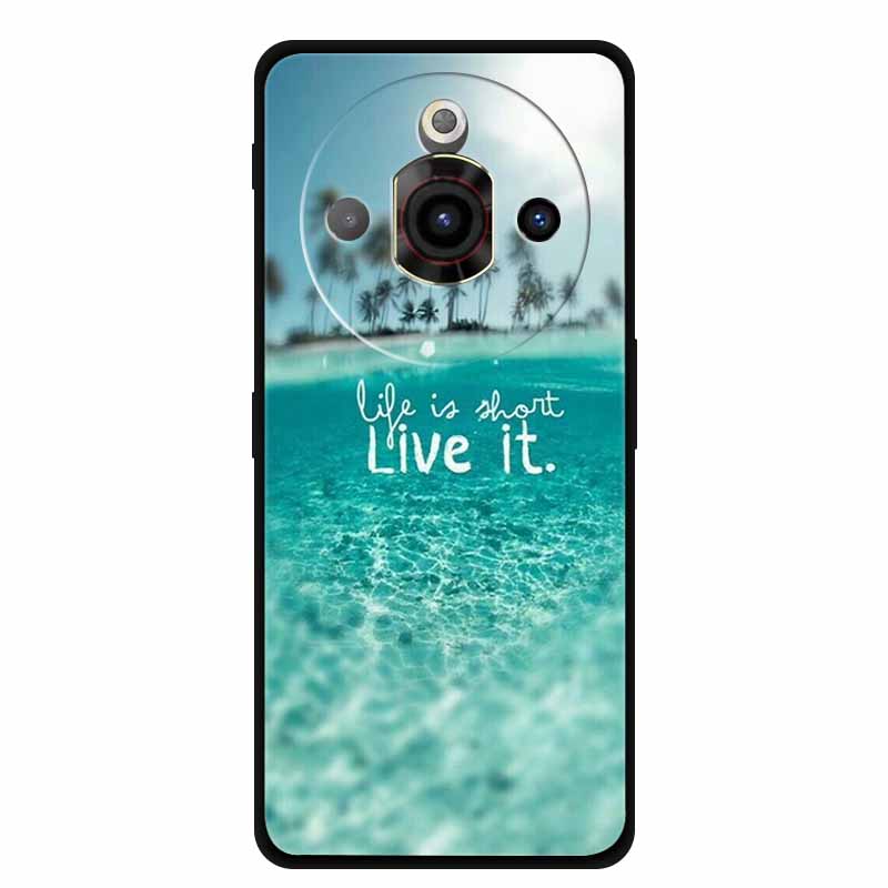For NUBIA Focus Pro 5G Case Original Soft Silicone TPU Phone Cases Back Cover For NUBIAFocus Pro Fashion Planet Protective Coque