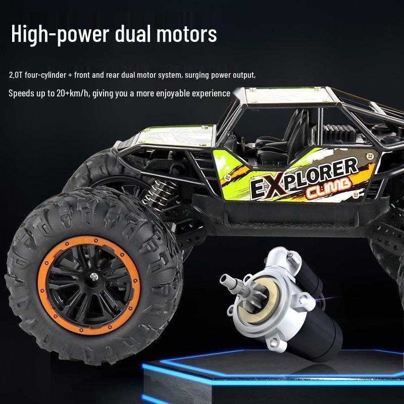 Durable Electric Off-Road Remote Control Climbing Car with Water Bomb Feature for Kids
