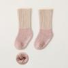 Autumn and Winter Coral Fleece Thickened Baby Socks  Anti-slip Dispensing  Baby Anti-slip Floor Socks Newborn Mid-calf Socks
