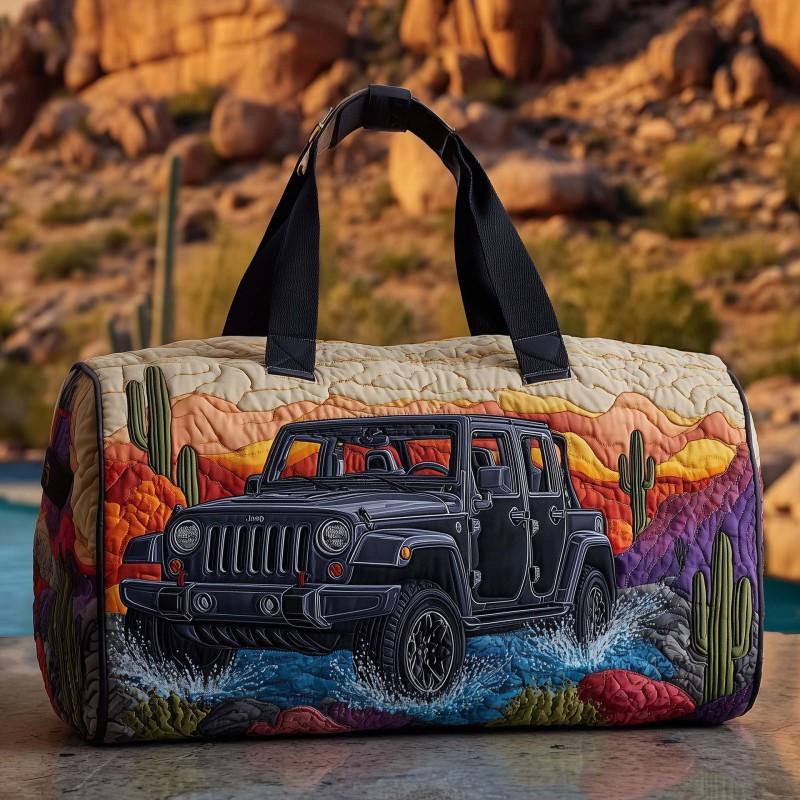 Western Style Small Duffle Bag Gym Travel Unisex Handbag