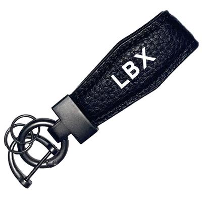 MailiMy Autoschlüsselanhänger, Geeignet für LBX, Echter Leder-Schlüsselanhänger, Schlüsselring, Entspannter, Anti-Ausfall, Verloren,