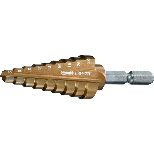 

Lobster Stage Drill, Coated, 5-Stage, Hex Shank, LBH412AG