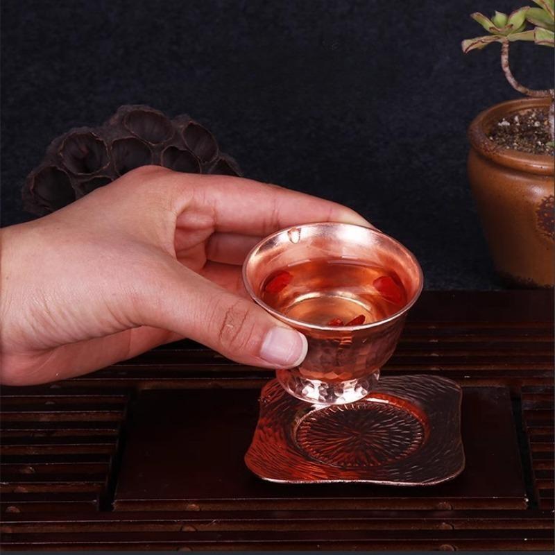 Pure Copper Handmade Copper Cup Thickened Copper Water Cup Pure Copper Tea Cup Copper Beer Cup Copper Coffee Cup Creative Cup