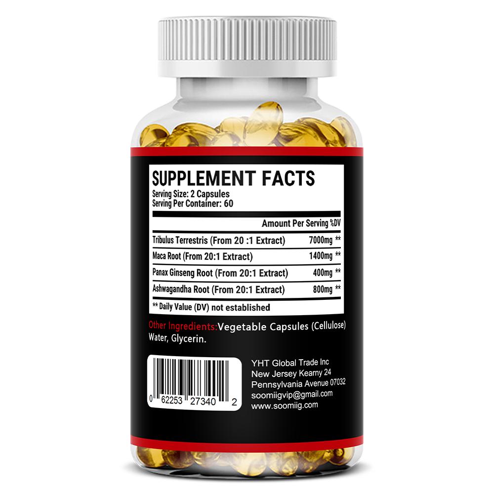 Radice di Maca (Da 20:1 Estratto) Integratore Vegetale 1400 Mg 120 Capsule Per Flacone