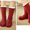 Winter Fuzzy Women Socks Plush Anti Non Slip Grip Soft Thick Fluffy Thermal Female Floor Short Sock