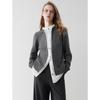 ELLE Women's Faux Two-Piece Merino Wool Knit Cardigan