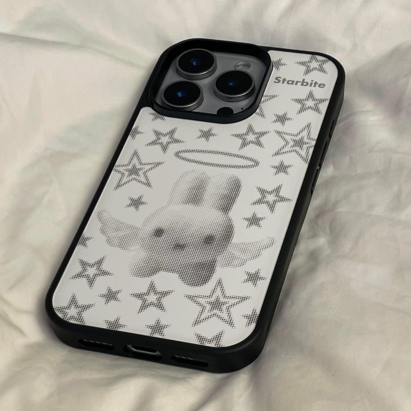 

Compatible with iPhone 12-17 Pro Max: Matte Black Case & Premium Film iPhone 15