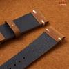 Vintage Brown Watch Band Butterfly Buckle Stitching Cowhide Strap for Omega 18mm 20mm 21mm 22mm 24mm Wrist Bracelet for Seiko