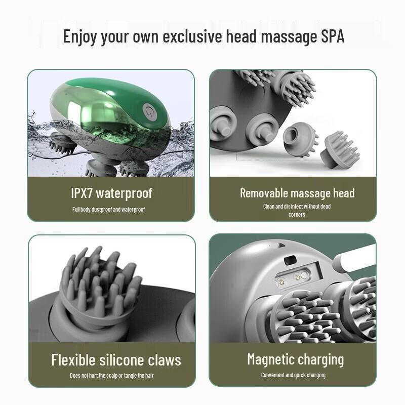 Wang Daxiong Electric Head Massager CN plug (adapter included)