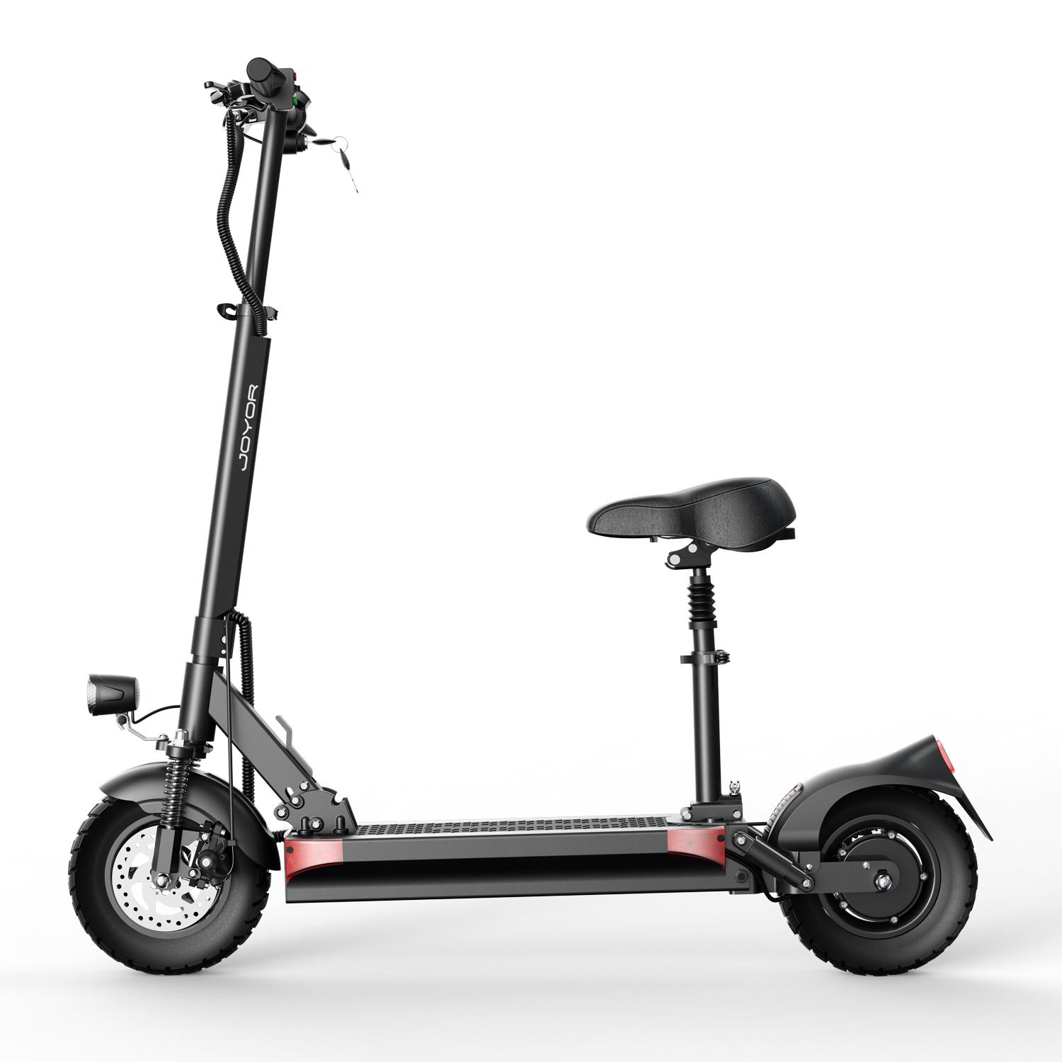 Eleclife Uk Joyor Y6-S 500W Electric Scooter, 48V 18Ah 60Km Range, 25Km/H, Lightweight 19.5Kg, Foldable E-Scooter