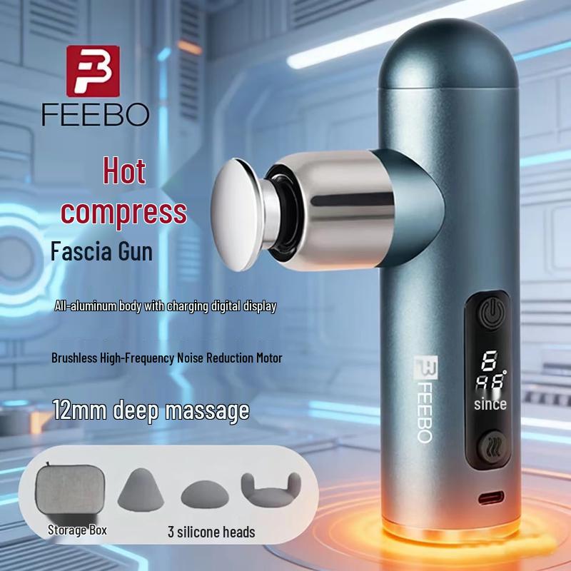 FEEBO Mini Professional Brushless Fascia Massage Gun CN plug (adapter included)