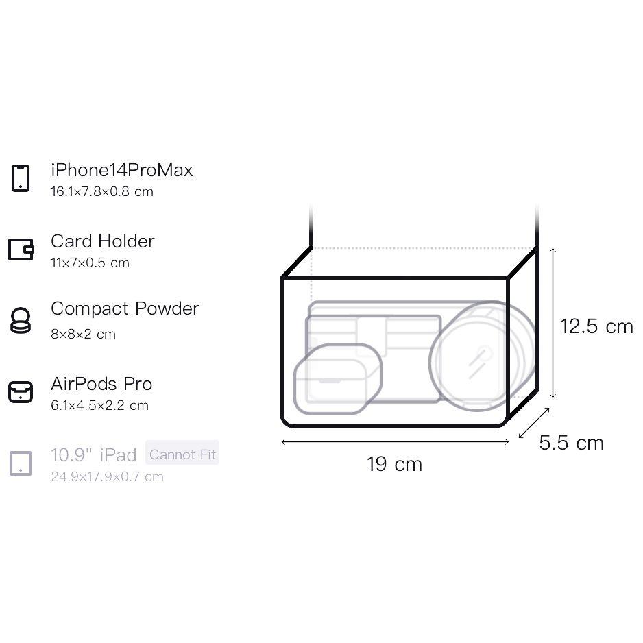 Coach Teri 19 Logo Zip Closure Crossbody Shoulder Bag Small Women bags Milk-Tea CW323-SVPWH