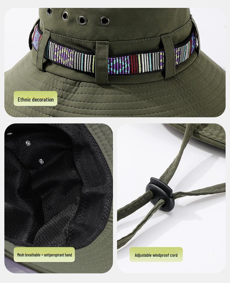 Unisex UV-Protection Quick-Dry Outdoor Fishing & Hiking Hat - XMZ252
