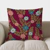 Colorful Geometric Ethnic Pattern Double-sided Printed pillow cover Short plush Suitable living rooms sofas throw cushion cover