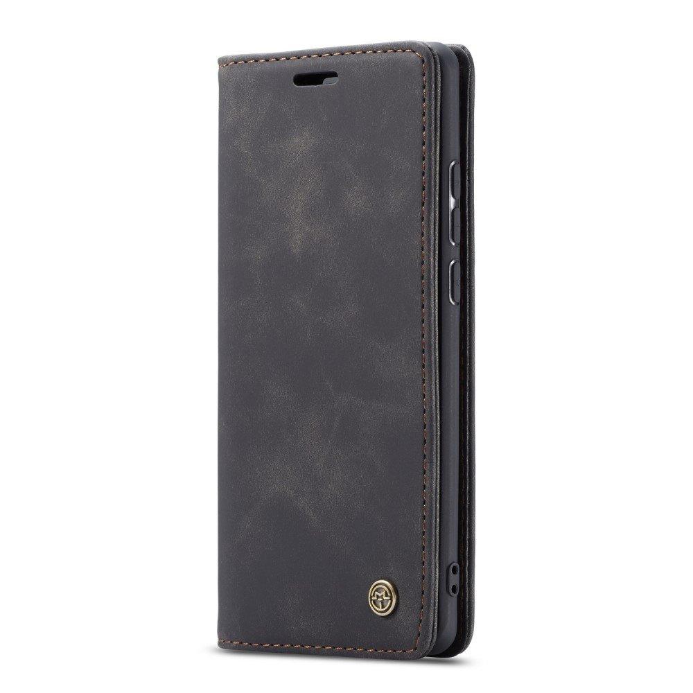CASEME Case for Samsung Galaxy A50/A50S/A30S, Leather Wallet Case, Black