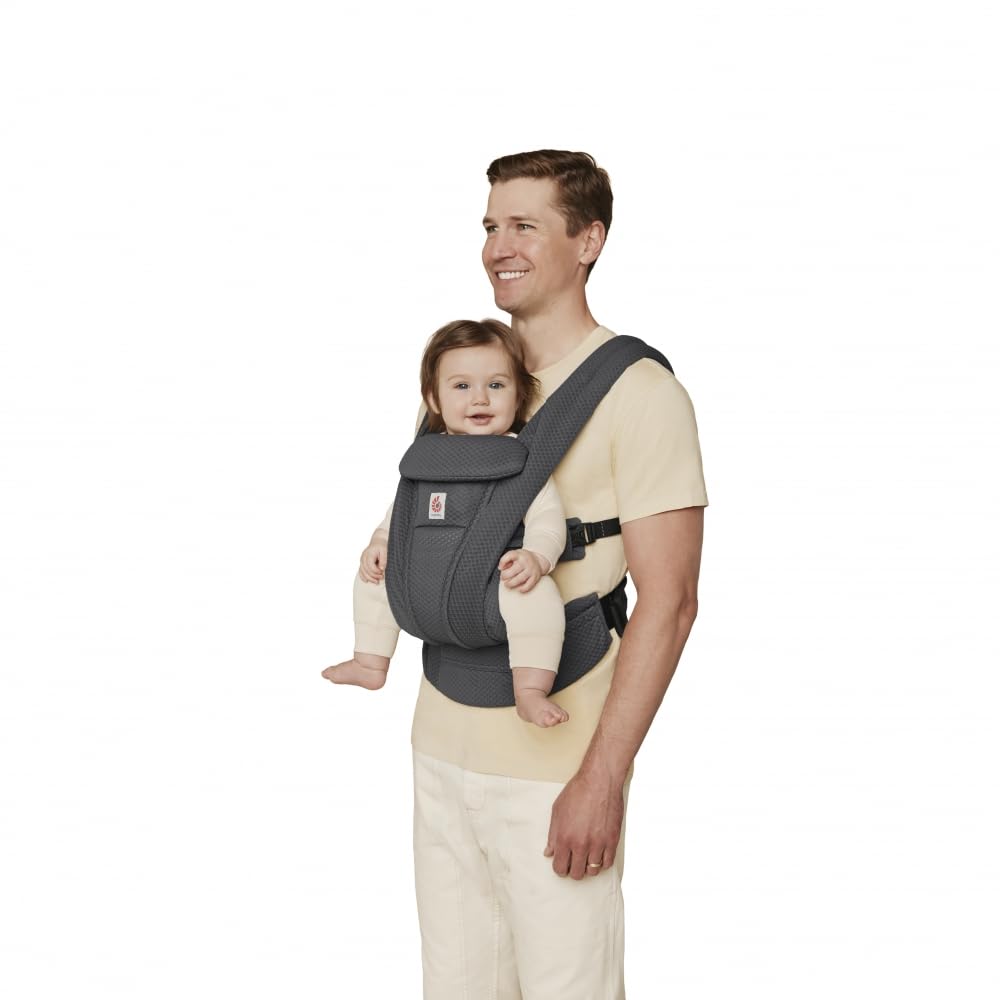 Ergobaby OMNI Deluxe Gray Baby CREGBCODMGRAPH Mesh/Graphite Carrier, Mesh,