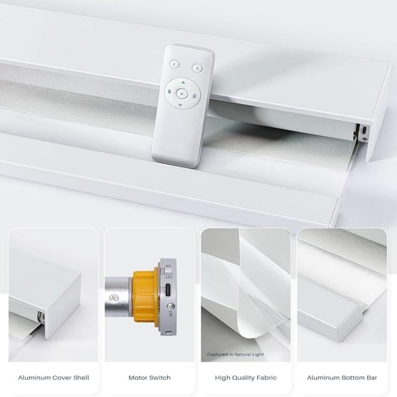 Factory Price Wifi Control Blinds 100%Polyester Double Fabric Connect Alexa Google Homekit Motor Automatic Zebra Blinds For Home