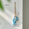 Wooden Fish Wall Hanging Ornaments, Nautical Beach Theme Home Decoration Sculpture for Bathroom Bedroom Lake House Decor