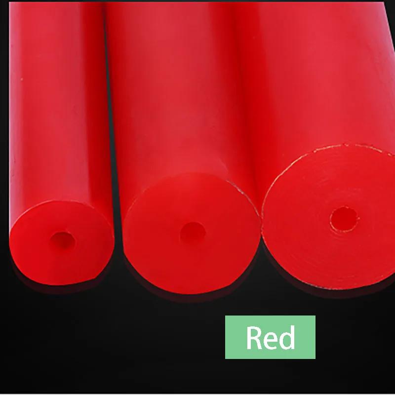 500mm Length Hollow PU Rod RUBBER SPRING Bar Polyurethane Elastic Rubber Round Stick
