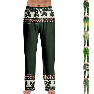 Men's St. Patrick's Day Print Home Sleep Pants