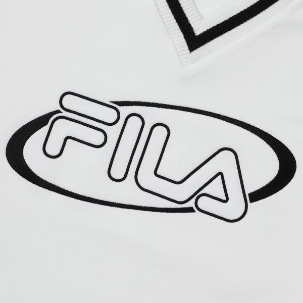 Fila OVersized V Neck Sweatshirt Fs2pog1152f Ow