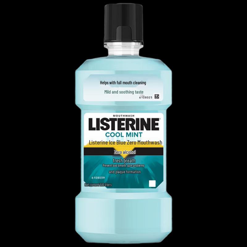 Listerine Ice Blue Zero Mouthwash 500ml