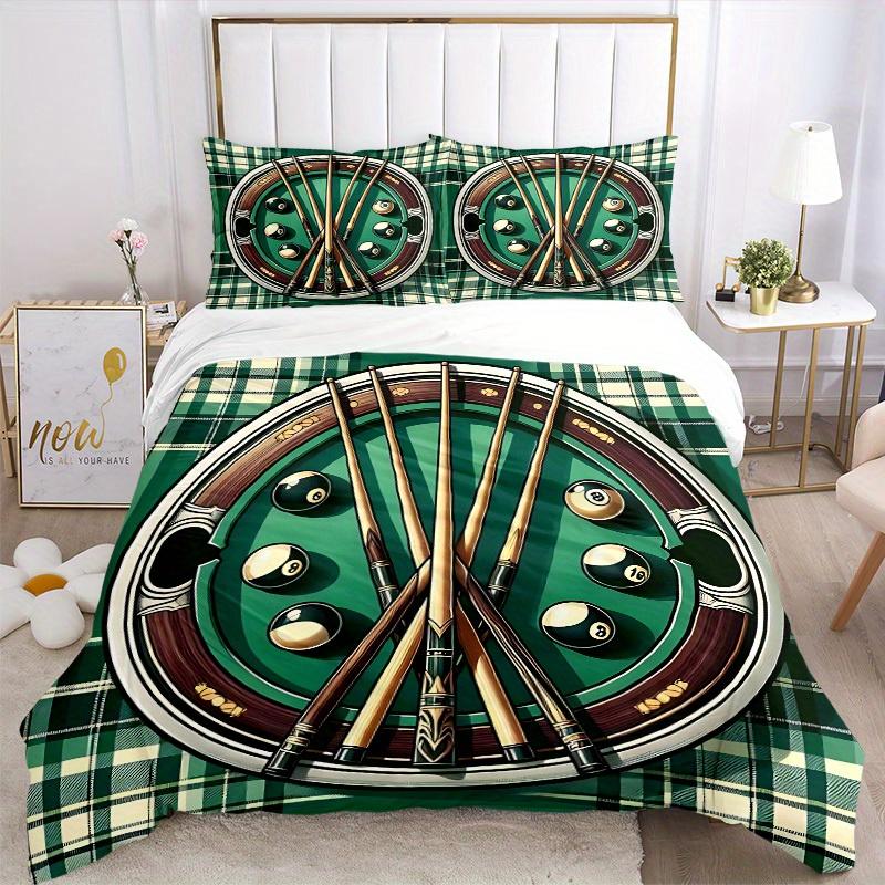 3pcs Pool Balls Soft and Comfortable Breathability, Bedding Set, Machine Washable, Suitable for All Seasons114